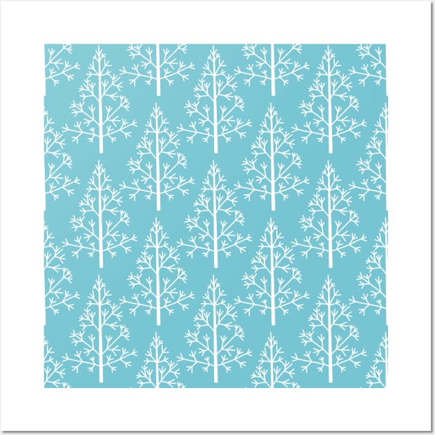 Christmas fir trees Wall Art by katerinamk